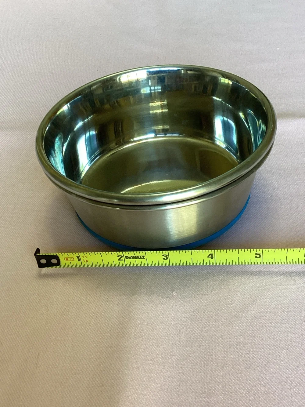 Stainless Steel Small Pet Bowls - Silver (Set of 2)